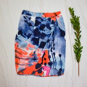 BCBGMaxAzria Skirts - BCBGMaxAzria Silk Faux Wrap Mini Pencil Skirt M12 BCBGMaxAzria Skirts - BCBGMaxAzria Silk Faux Wrap Mini Pencil Skirt M12